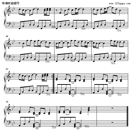 想不起-维也纳之子钢琴曲谱（图6）