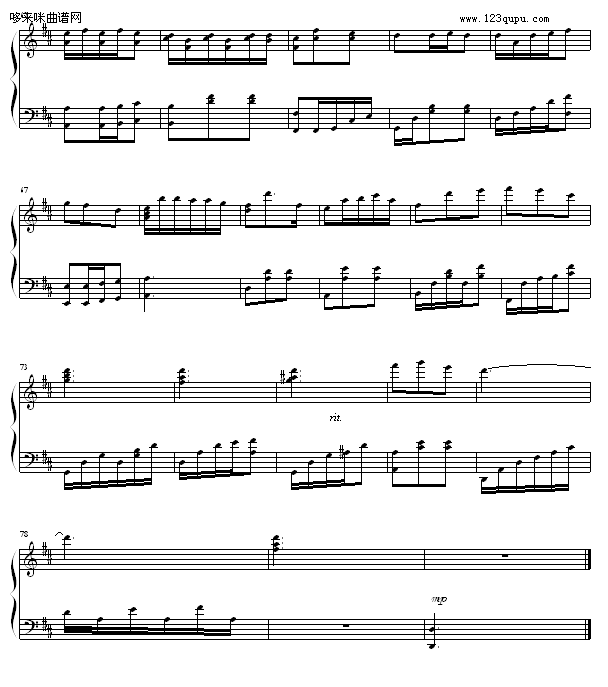 星星之舞-夜猫儿钢琴曲谱（图3）