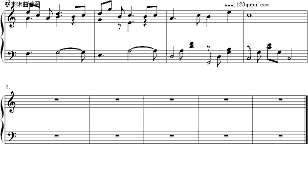 失落的封印-游戏钢琴曲谱（图2）