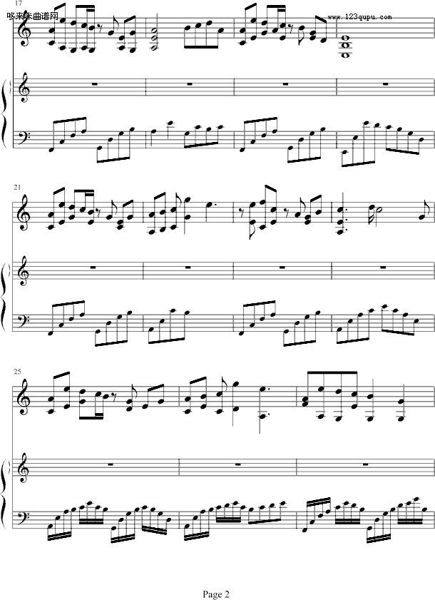 蝶梦-凤鸣钢琴曲谱（图2）