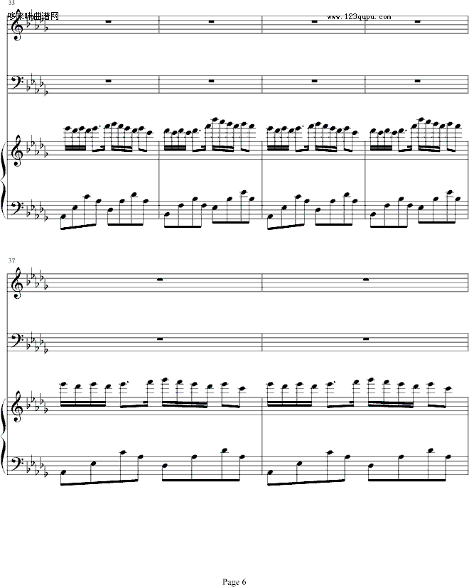 926的泪-哈迪钢琴曲谱（图6）
