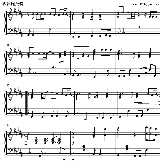 ENDLESS RAIN-X-JAPAN钢琴曲谱（图3）
