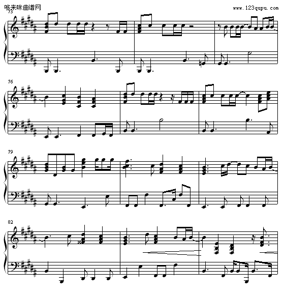 ENDLESS RAIN-X-JAPAN钢琴曲谱（图7）