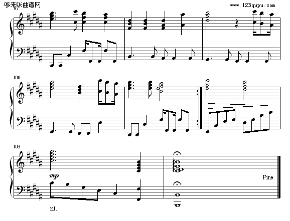 ENDLESS RAIN-X-JAPAN钢琴曲谱（图9）