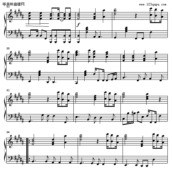 ENDLESS RAIN-X-JAPAN钢琴曲谱（图8）