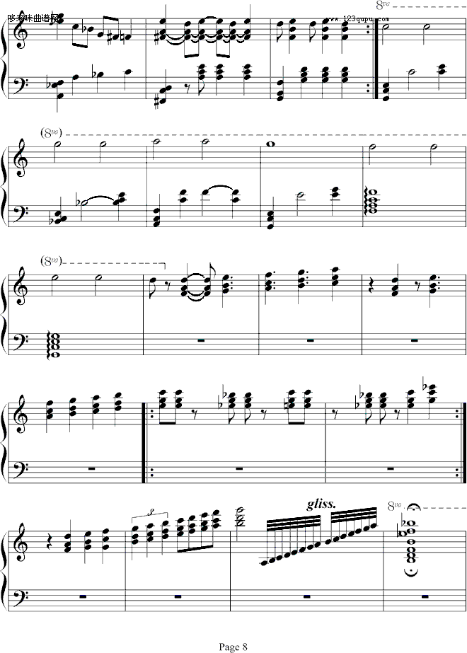 小星星变奏曲 - 西村艾丽-西村艾丽钢琴曲谱（图8）