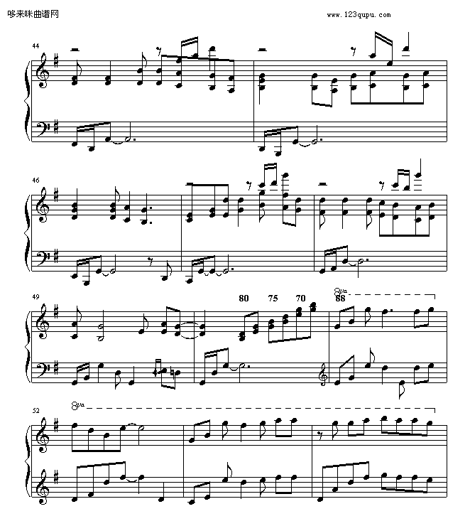 First Love-欧美日韩钢琴曲谱（图5）