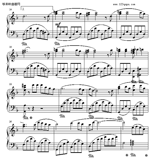 Sealed With A Kiss-T.尤德尔钢琴曲谱（图2）