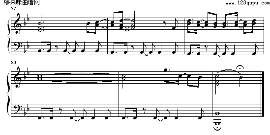 the one-后街男孩钢琴曲谱（图6）