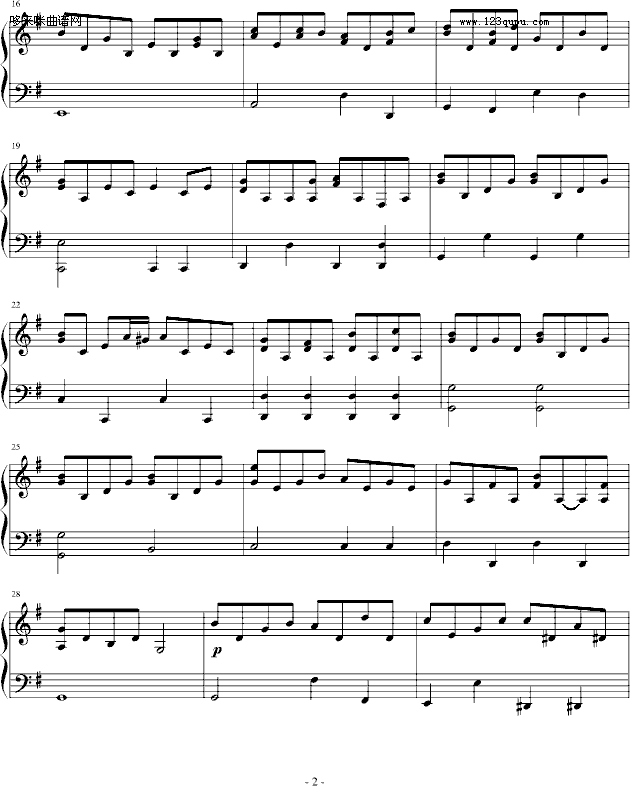 w-inds(日剧悠长假期配乐)-W-inds钢琴曲谱（图2）
