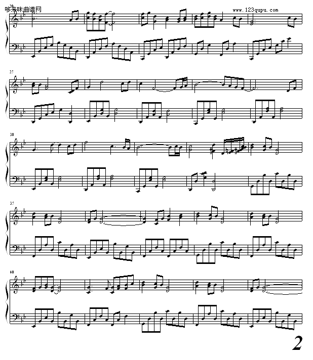 Willow Bridge-S,E,N,S钢琴曲谱（图2）