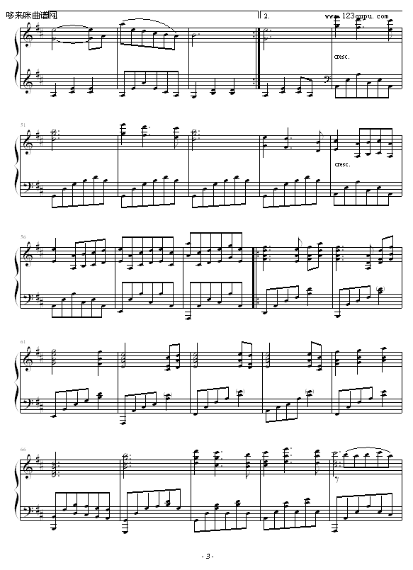 Reflections of Passion-雅尼钢琴曲谱（图3）