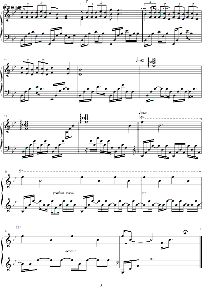 AFTER THE RAIN-Kevin Kern钢琴曲谱（图5）
