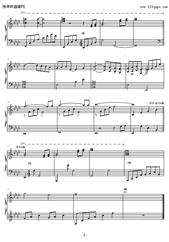 SO LONG MY FRIEND-雅尼钢琴曲谱（图3）