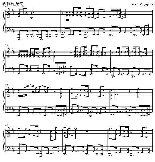 卡萨布兰卡-欧美日韩钢琴曲谱（图2）