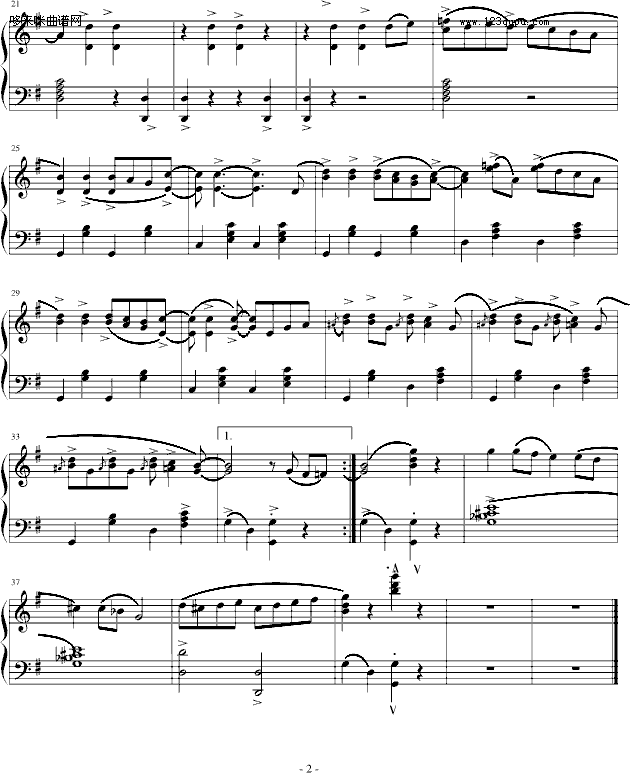 猫之步态舞-戴维·赫勒韦尔钢琴曲谱（图2）
