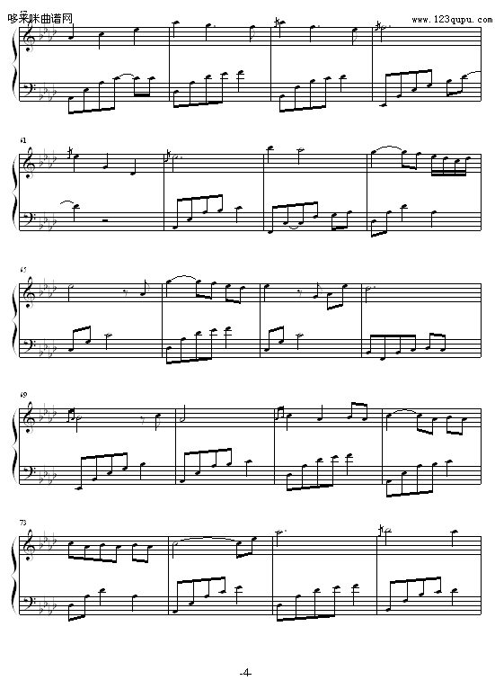 Moon River-Daydreaming钢琴曲谱（图4）