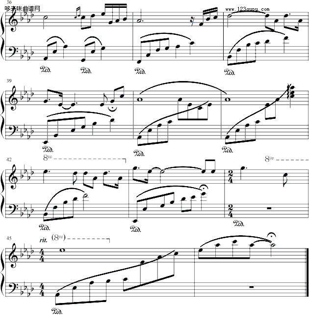 白日梦游-钢琴版-The Daydream钢琴曲谱（图4）