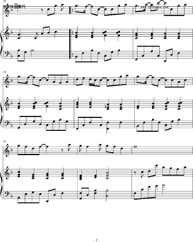 候鸟-(弹唱版)-S.H.E钢琴曲谱（图7）