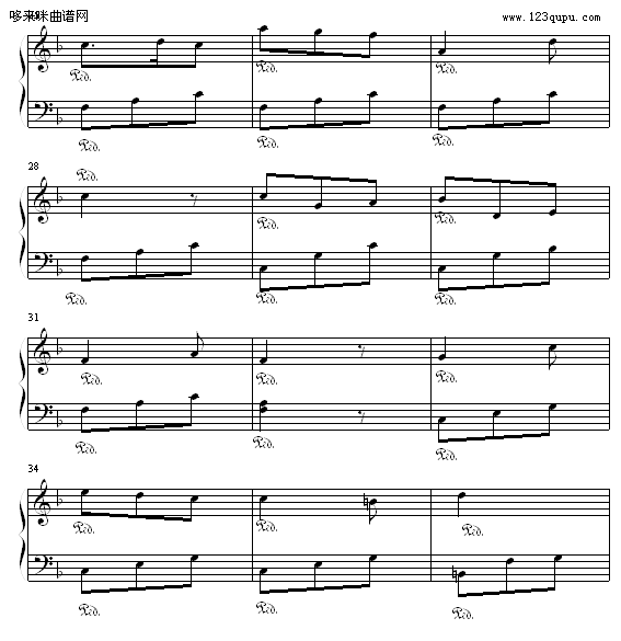蓝玲花-斯摩渥德钢琴曲谱（图3）