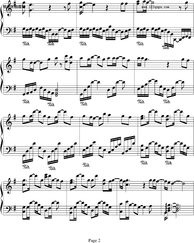 独照-容祖儿钢琴曲谱（图2）