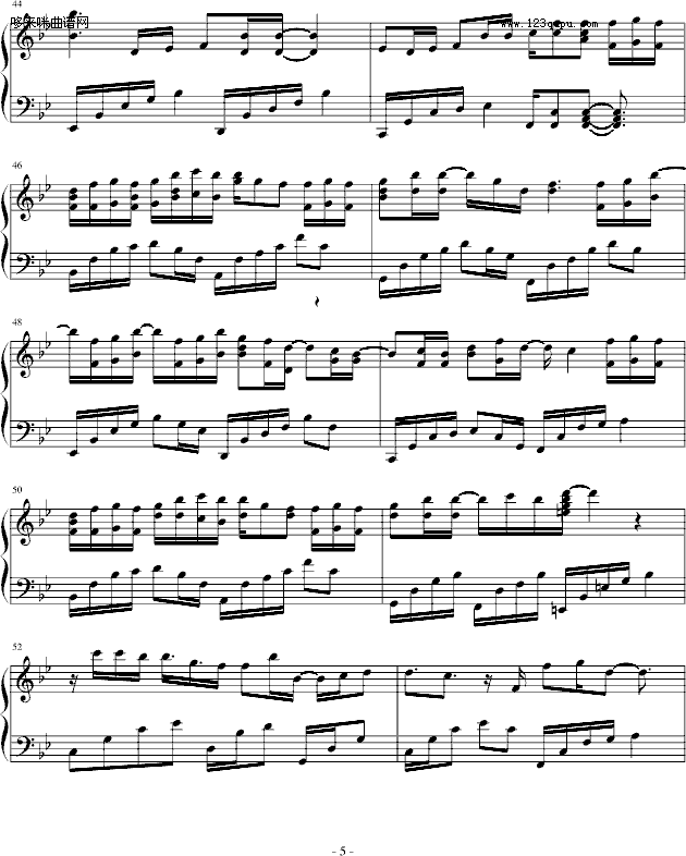 日久生情-邓丽欣钢琴曲谱（图5）