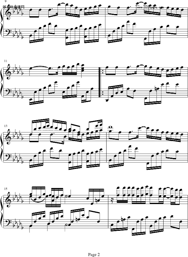 奇洛李维斯回信-薛凯琪钢琴曲谱（图2）