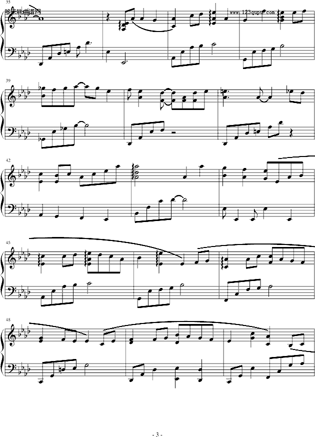 光芒-许玮伦钢琴曲谱（图3）