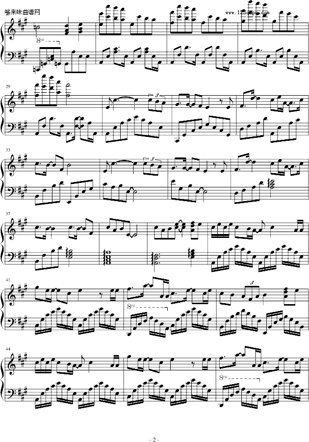 雪人-范晓萱钢琴曲谱（图2）