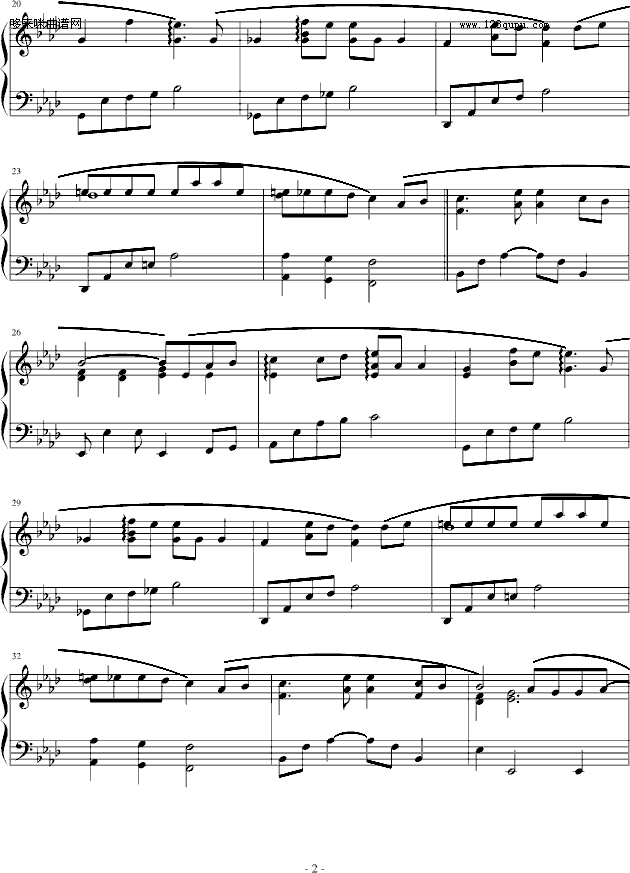 光芒-许玮伦钢琴曲谱（图2）