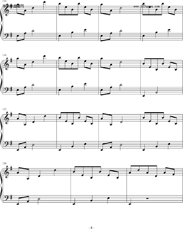 铁窗-许美静钢琴曲谱（图8）