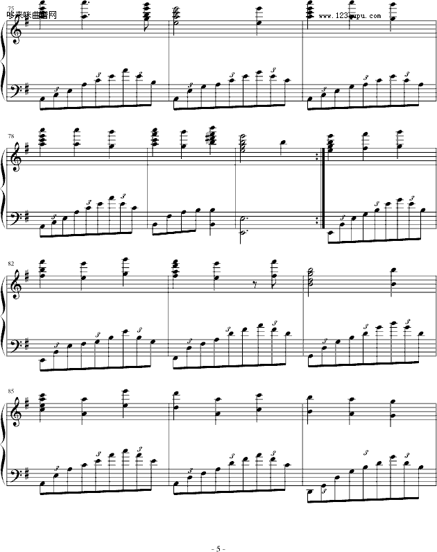 铁窗-许美静钢琴曲谱（图5）