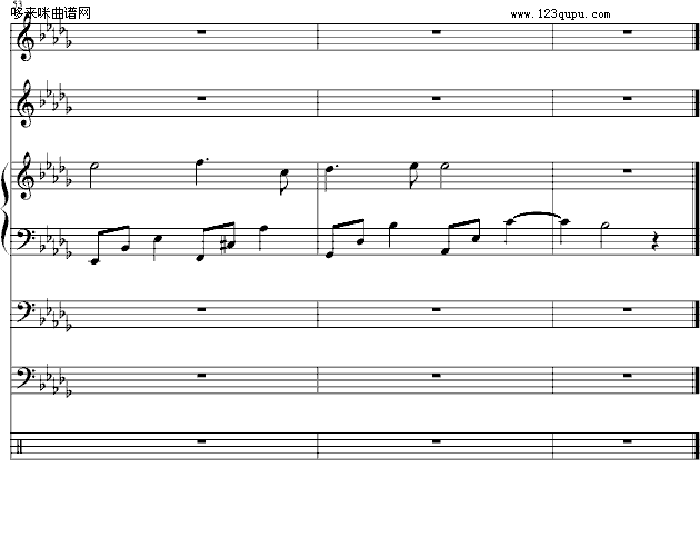 梯田-总谱-周杰伦钢琴曲谱（图19）