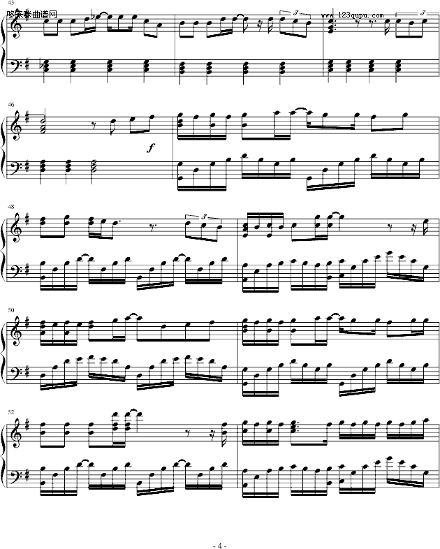 告解-容祖儿钢琴曲谱（图4）