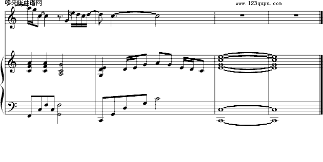 爱很简单- 伴奏-陶喆钢琴曲谱（图9）