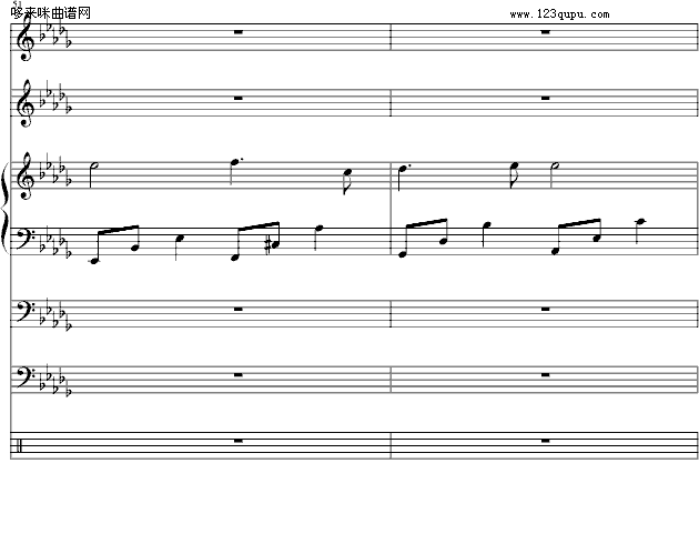 梯田-总谱-周杰伦钢琴曲谱（图18）