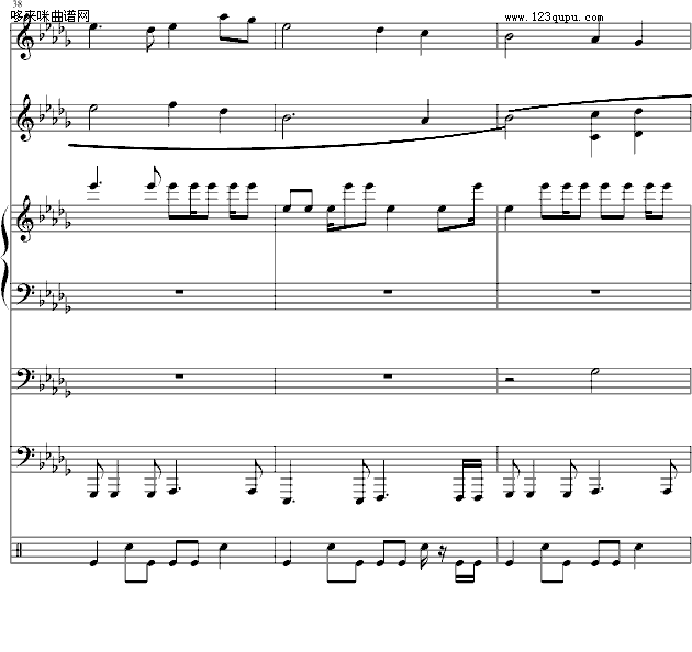 梯田-总谱-周杰伦钢琴曲谱（图12）