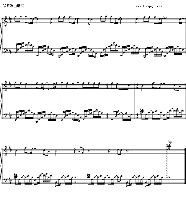 离别-阿杜钢琴曲谱（图3）
