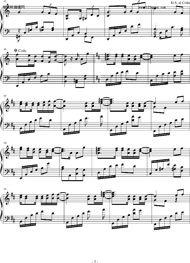 约定-windtsao版-光良钢琴曲谱（图3）