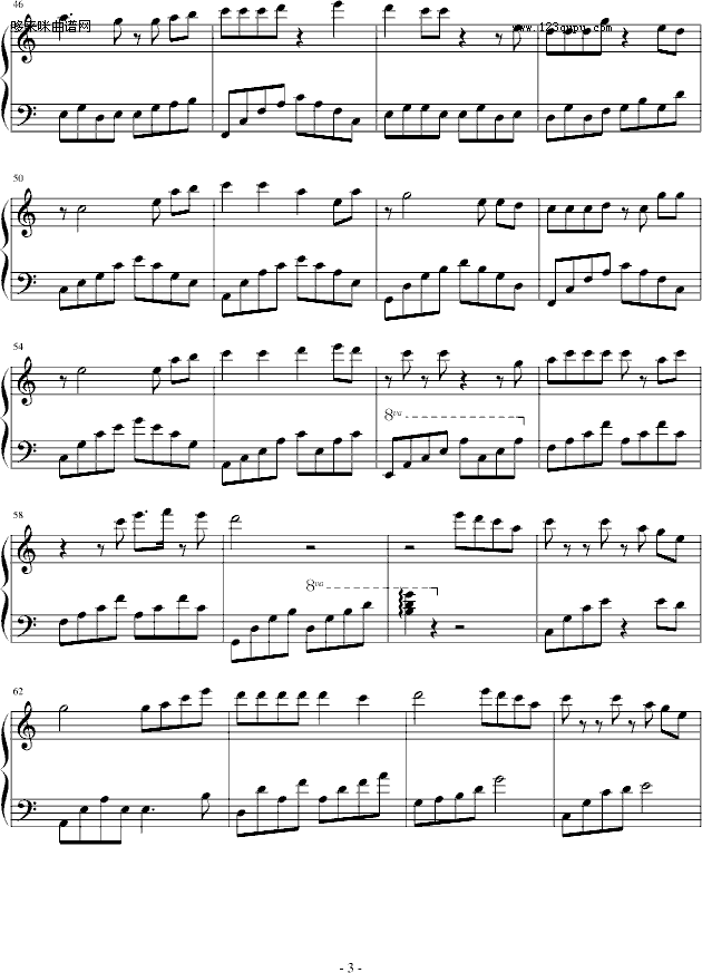 大城小爱-雷丁版-王力宏钢琴曲谱（图3）