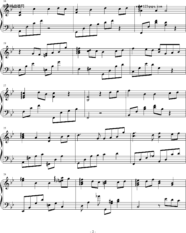 童梦(欣仔改编)-光良钢琴曲谱（图2）