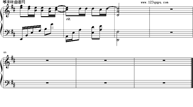 约定-windtsao版-光良钢琴曲谱（图4）