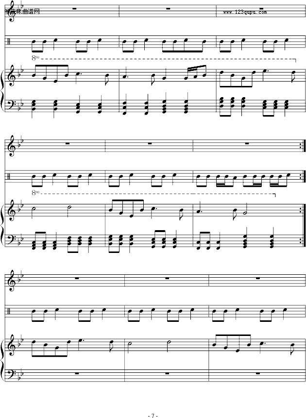 老人与海-海鸣威钢琴曲谱（图7）