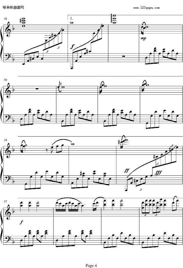 拯救-孙楠钢琴曲谱（图4）