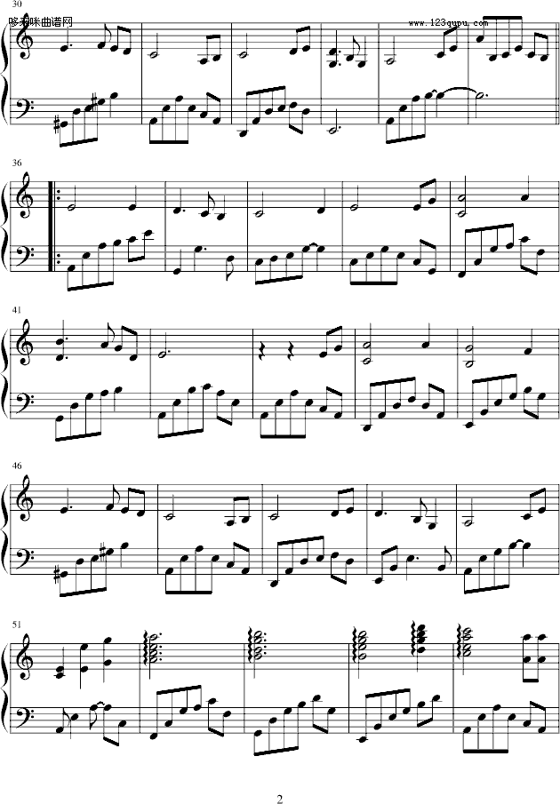 灰色空间-veevii修改版-罗志祥钢琴曲谱（图2）
