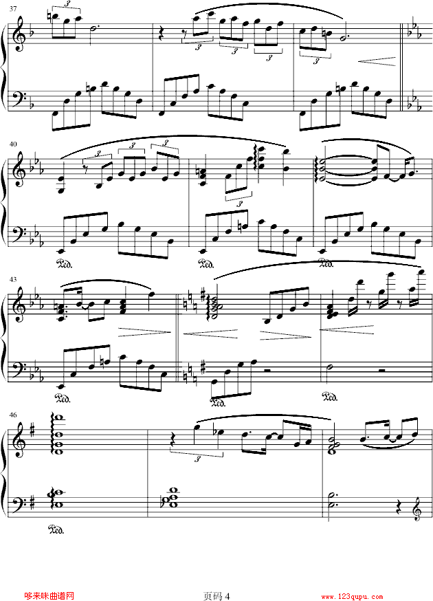 幸福会来-月影琴忆钢琴曲谱（图4）