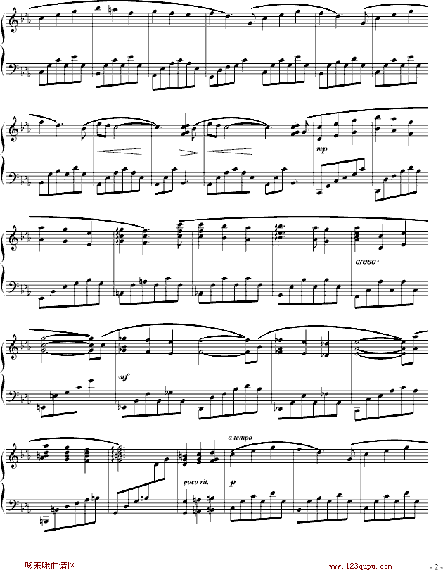 View of Silence-久石让钢琴曲谱（图2）
