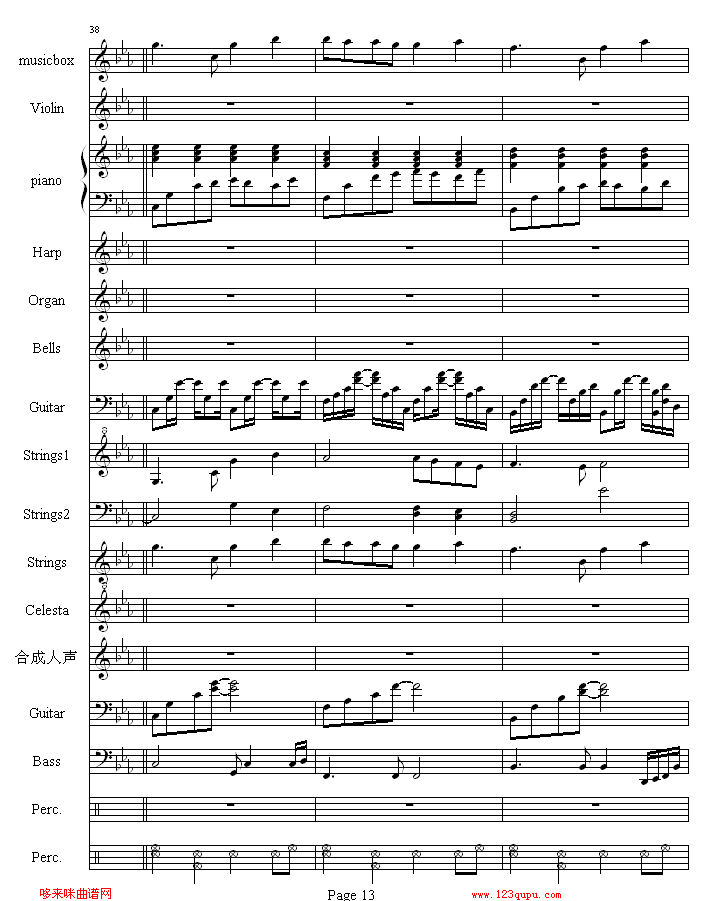 流莺的归属-哈迪钢琴曲谱（图13）