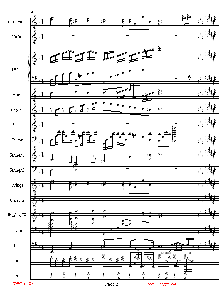 流莺的归属-哈迪钢琴曲谱（图20）