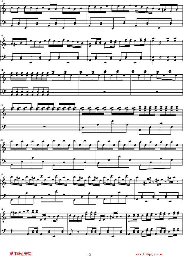 精灵之舞-窨樂寶寶钢琴曲谱（图2）